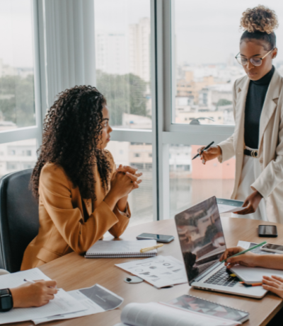 Female Leader In Teamwork, The Prime College