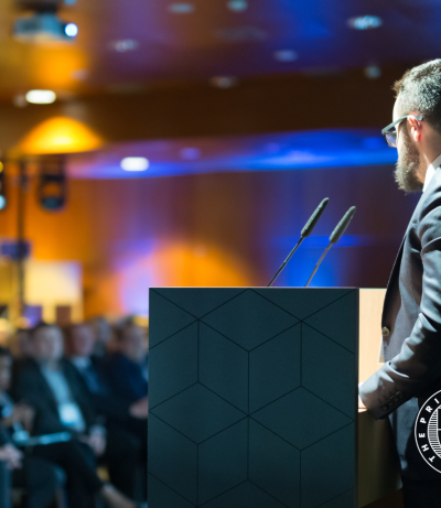 Speaker in Front of Crowd, Public Speaking, The Prime College