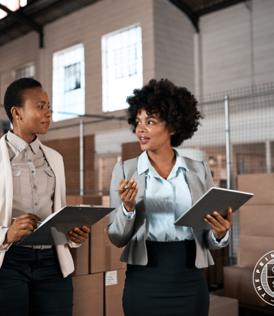 Women Talking, Two Women Walking in the Warehouse,The Prime College